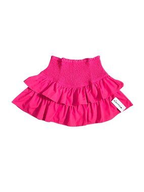 NWT | CharmWM Vibrant Pink Tiered Ruffle Skort | Built-In Shorts | Size 12